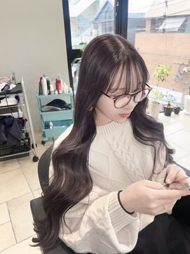 エスアンドケー 下通店(S&K) パープルブラウン/透明感カラー