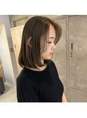 艶ボブ×トレンドベージュカラー×髪質改善