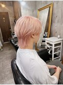 ホワイトピンク/メンズウルフ