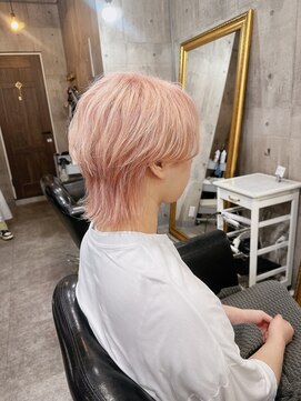 ミラク 町田(MIRAC) ホワイトピンク/メンズウルフ