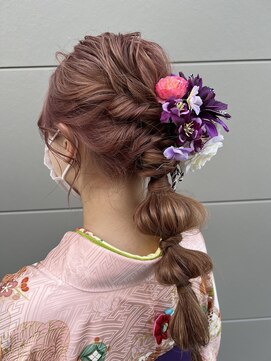 アム(am) 編み下ろしアレンジ