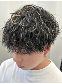 波巻きパーマ【町田メンズカット】