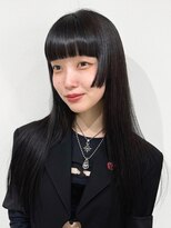 ニトバイアンキシム(nit by ahnkism)&nbsp;小顔ロングレイヤー顔まわり姫カット艶髪ストレート堀江