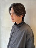 フェザーパーマセンターパートニュアンスパーマ20代30代