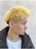 イエローゴールド/ジェットモヒカン/フェード