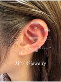 池袋 耳ツボジュエリー 付け放題♪