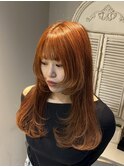 秋色×顔まわりレイヤーで抜け感ヘ◎