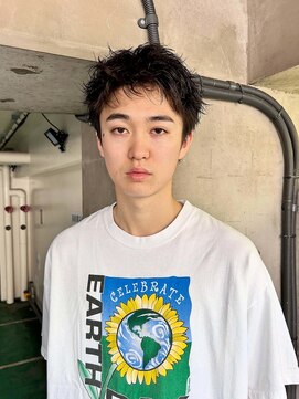 ヒュージ 三軒茶屋(huge) スパイキーショート/ニュアンスパーマ/メンズカット/メンズ