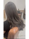 オリーブグレージュ ブリーチカラー ダブルカラー