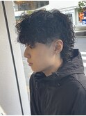 マレットヘア　パーマ