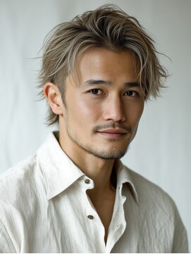 クラゲヘアー/小顔/ココアベージュ/オリーブグレー/川西