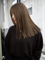 ギークス(GEEKS)&nbsp;【GEEKS渋谷】冬カラー/チャコールグレー/伸ばしかけロング/小顔