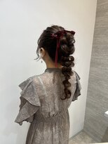 ロビン 反町横浜店(robin)&nbsp;お呼ばれヘアセット★ロングポニー反町美容室