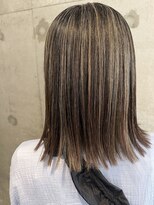 プラスシー(+C) 積み重ねて続ける地毛にハイライト/福岡ハイライト/白髪ぼかし