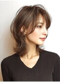 大人ショートレイヤー白髪ぼかし脱白髪染め40代50代60代原宿