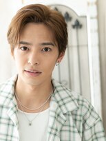モッズヘアメン 名護大東店(mod's hair men)&nbsp;アップバングハイトーンカラーカジュアルショートi名護大東