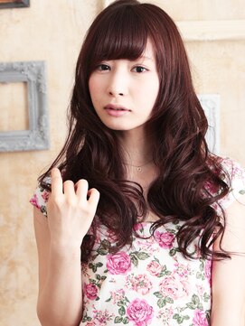 美容室チック 大島店(chic) ★厚めバングのiラインで作る大人なふんわりロング★【大島】