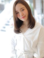 アグ ヘアー フラン 盛岡本宮店(Agu hair fran)&nbsp;センターパートで大人っぽフェミニン★