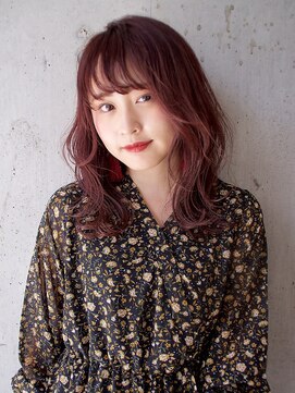 アトリエ フェム(atelier.fem) atelier.fem　ラフウェーブ×ピンクバイオレット