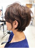 [The C ]　クセ毛を活かしたショート☆簡単スタイリング