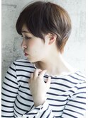 マッシュショート 小顔シアーベージュ◎