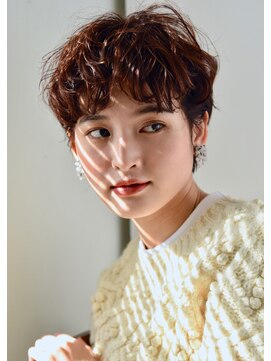 ユノ(juno) 【juno】マシュマロパーマ＆オレンジカラー♪ベリーショート