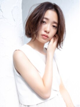 ラフィス ヘアー リーベ 京都駅前店(La fith hair liebe) 【La fith】 センターパート×ボブスタイル
