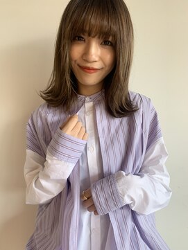 アンアミ キチジョウジ(Un ami Kichijoji) 外ハネミディアム×INOAベージュ ○堀越太真樹