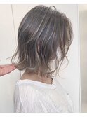 イメチェンエアータッチバレイヤージュカラーグレージュ
