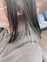 ポー 三軒茶屋(poh)&nbsp;テラコッタ/ミニウルフ/デジタルパーマ/くすみブルー*三軒茶屋駅