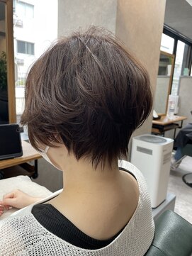 レポゼ 日本橋室町(Repose) repose.hair/テラコッタ/ミニウルフ/くすみブルー[日本橋駅]