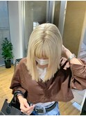 ホワイトカラー ホワイトブロンド ホワイトベージュ