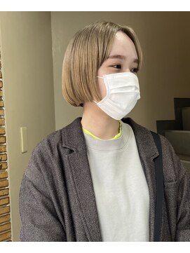 エディ(eddie) 【eddie】前上がりマッシュボブ×グレージュボブ