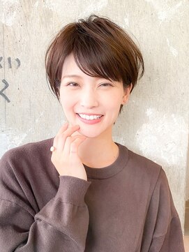 ロビー 表参道(ROBBY) 分け目なしショート/ショートボブ/ひし形ショート/30代40代50代