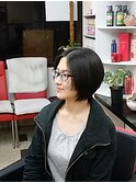 丸みショート