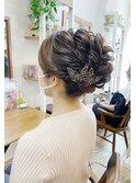 和装アップヘアアレンジ　【ヘアアレンジ/浴衣/立川/エクステ】