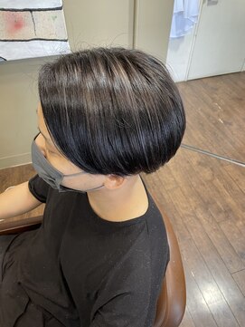 ブランシェ 西松山店 センターパート×ハイライト!