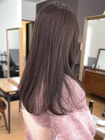 ブラウン(Brown)&nbsp;ピンクグレージュ / ロングヘア