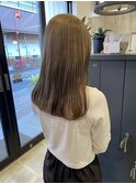 透明感、透け感たっぷり！！ブロンドベージュカラー♪
