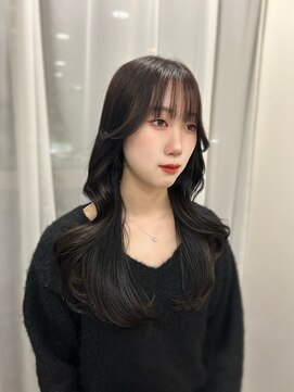 シェノン 武庫之荘(CHAINON) 黒髪/レイヤーロング/グレーベージュ