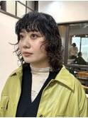 レイヤー/くるくるパーマ/パーマ/大きめパーマ