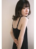 こなれミディ/レイヤーカット/シアーカラー 【堀 春菜】