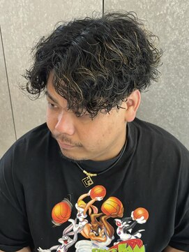 ニアウ 太田店(Niau) メンズパーマ波巻きスパイラルパーマツイストスパイラルパーマ