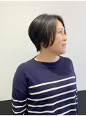 30代40代50代大人可かっこいいひし形丸み絶壁解消ショート