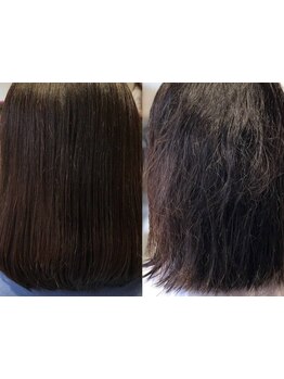 《髪質改善メニュー多数ご用意》お客様一人一人の髪質に合わせ薬剤を選定☆今まで史上最高のストレートに！