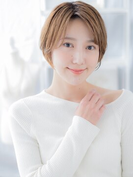 モッズヘア 上尾西口店(mod's hair) 外国人風細めハイライト小顔前髪なしショートa上尾20代30代40代
