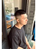ツーブロックスペインカール韓国マッシュツイストパーママンバン