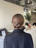 ツキヘア(TUKI hair)&nbsp;カチモリ/お呼ばれヘア/ボブアレンジ/ヘアセット/高松/香川