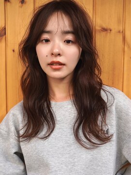 ブゾン(buZon) 【buZon ブゾン】フェミニンロングレイヤー×ラフウェーブ