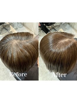 植物由来成分が特徴で髪や頭皮に優しいAVEDAカラーは白髪染め・白髪ぼかしにも対応＊[渋谷/渋谷駅]